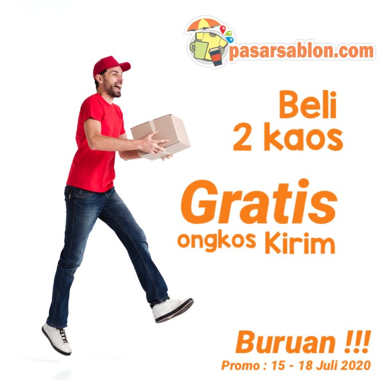 Promo Gratis Ongkir Pasar Sablon Surabaya 15-18 Juli 2020