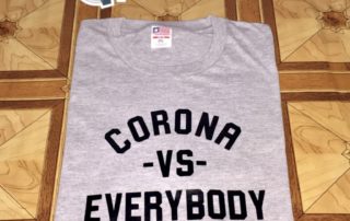 Pesanan Jasa Sablon Kaos Surabaya Corona Vs Everybody